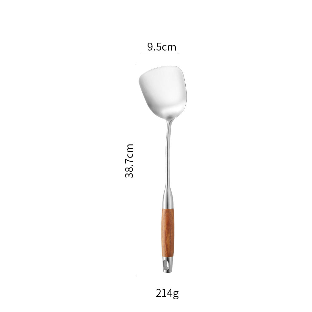316 Stainless Steel Spatula Set with Rosewood Handle – Kitchen Cooking Utensils